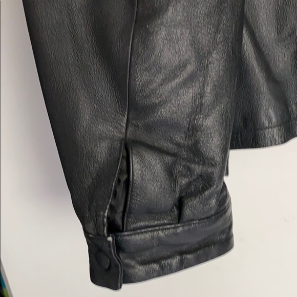 Leather men’s jacket zipper up - Picture 8 of 10